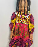 Yara - Long Sleeve African Dress