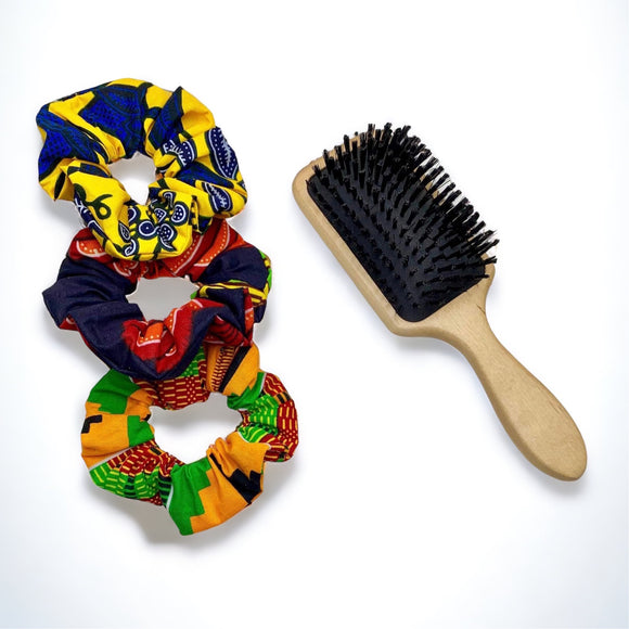 Ankara Hair Scrunchies