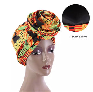 Flower Style African Head Wraps