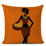 Ethnic Women Cushion Covers