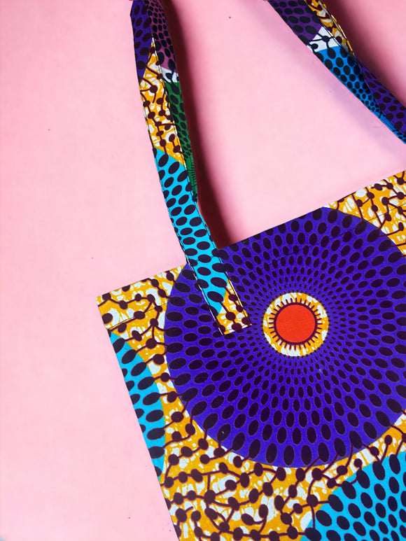 Tote bag African wax print