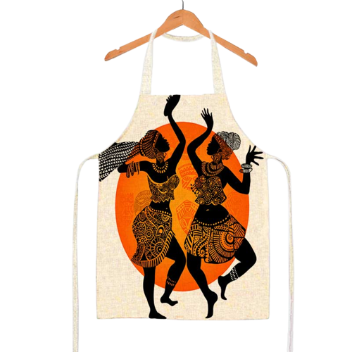 Orange and Yellow African Inspired Apron